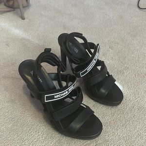 Michael Kors monogrammed sandals